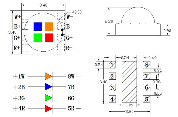 GTS-3535RGBWW-4020-SA26M GMKJ