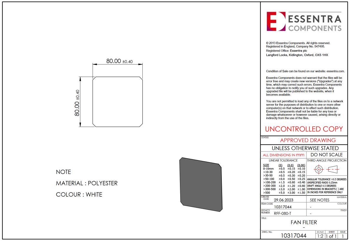 RFF-080-T Essentra
