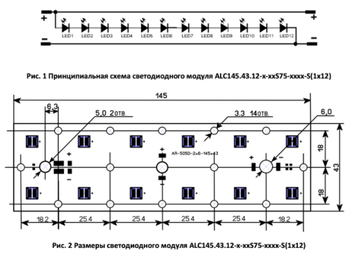 ALC145.43.12-0-57S75-U2S5P-V2-10-15-S (1x12) Додэка-Свет