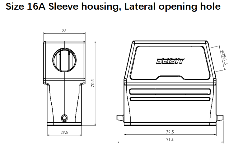 H16A-SO-2P-M25 Beisit Electric