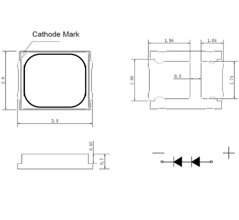 2835A06-460B10-2S-T1-EC ShineOn