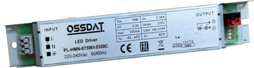 PL-HMN-075WA0350C NingBo Ossdat Electrical Co., Ltd.