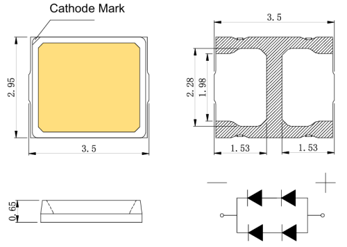 3035A06-65H10-2S2P-T15-LX ShineOn