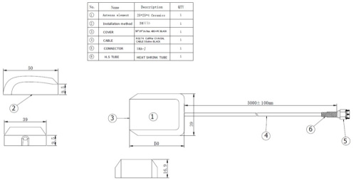 GNSS-SMAJ-5M-5039 ROHO
