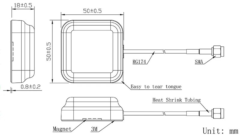 JCA236S-300-01S-C-L5 JC Antenna (Jinchang)