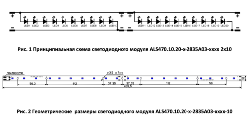ALS470.10.20-2-2835A03-50H05-2P-F6-10 (2x10) ДОДЭКА